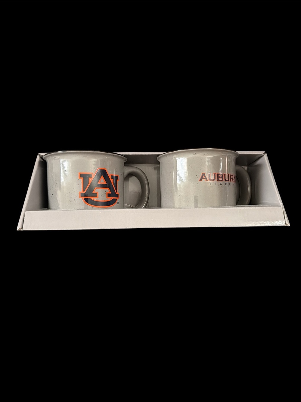 New Set Of 2 University Of Auburn Camping Coffee Tea Mug Speckled 15 Oz